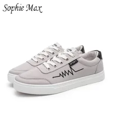 Софи Макс мужская обувь весенние дышащие мужские парусиновые туфли на толстой подошве Размер 39-44 870012