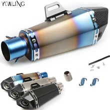 Motorcycle Scooter exhaust Modified Exhaust Muffler pipe For Yamaha Kawasaki ktm 2006-2010 Suzuki GSXR GSX-R 600 750 K6 K7 K8 K9