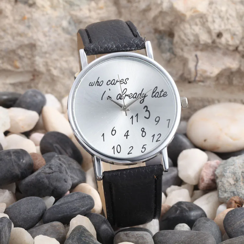 

New women watches geneva fashion bracelet relogio Lady Men PU Leather Casual Watch Analog Quartz Wrist Watch relojes hombre
