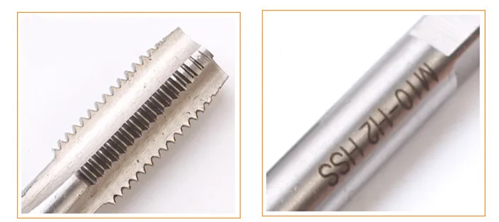 High Quality Taps Straight Flute Machine Screw Taps And Die Set Silvery Machine Taps For Material Iron Copper Mater Hss Taps wood planer hand tool