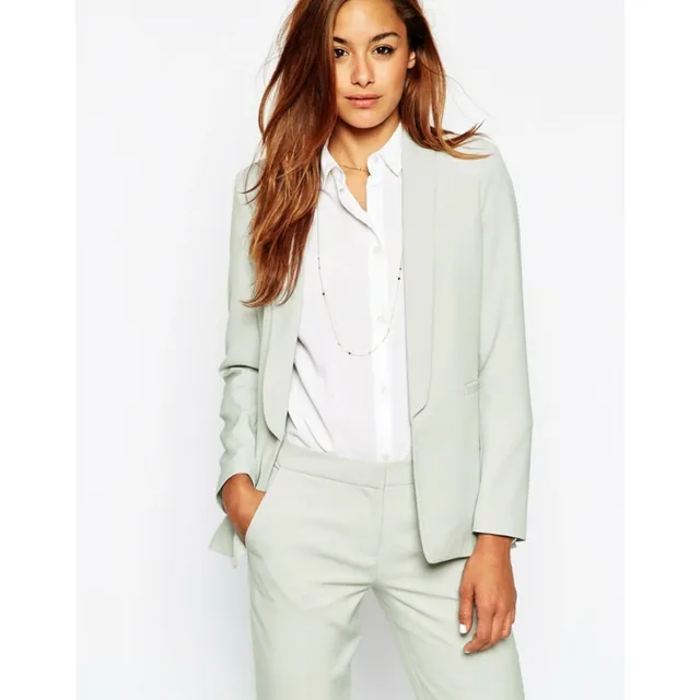 Mint green womens pant suit Clearance