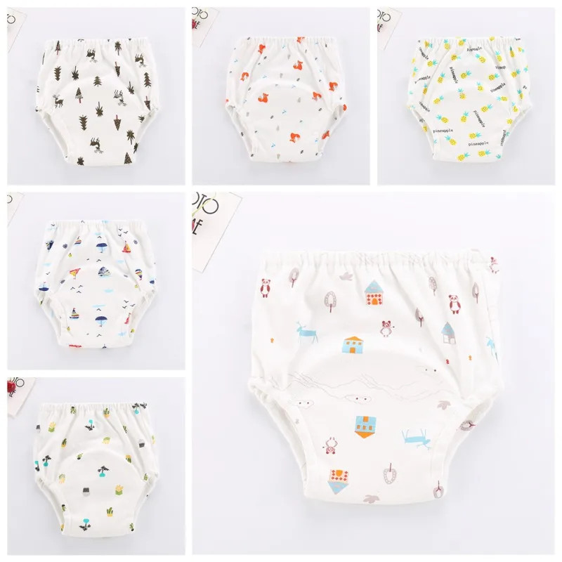 Cotton Reusable Baby Training Pants Infant Shorts Underwear Cloth