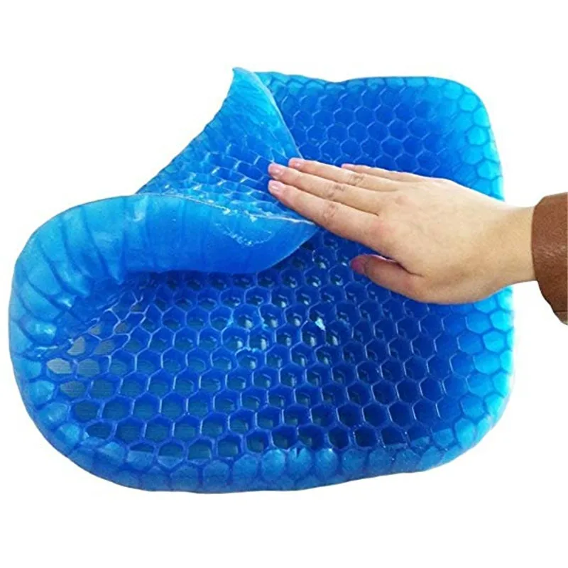 L السيليكون الأزياء 3D الجليد سادة هلام وسادة غير زلة لينة ومريحة في الهواء الطلق تدليك مكتب مخدة كرسي السجاد