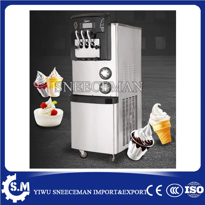 US $1.715.00 3036LH 3 flavors vertical soft serve ice cream machine ice cream making machine