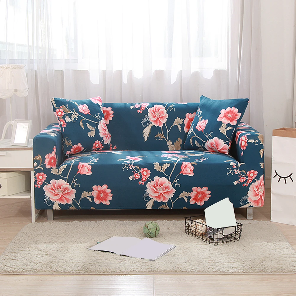 

Elastic Spandex Sofa Cover Tight Wrap All-inclusive Couch Covers for Living Room Sectional Sofa Cover Love Seat Patio Furniture