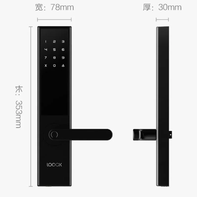 Xiaomi Mijia Loock классический умный замок отпечатков пальцев приложение управление Phantom пароль 30 отпечатков пальцев домашней безопасности