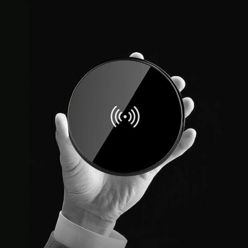 Smartphone Qi 10W wireless charger airpods For iPhone Xs Max Xr 8 Plus Samsung s9 S10 Fast Charging Pad For xiaomi Mix 2S Mix 3