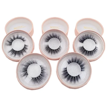 

HBZGTLAD 1 Pair mink eyelashes natural long 3d mink lashes makeup 1 box eyelash extension hand made 3d false lashes #70