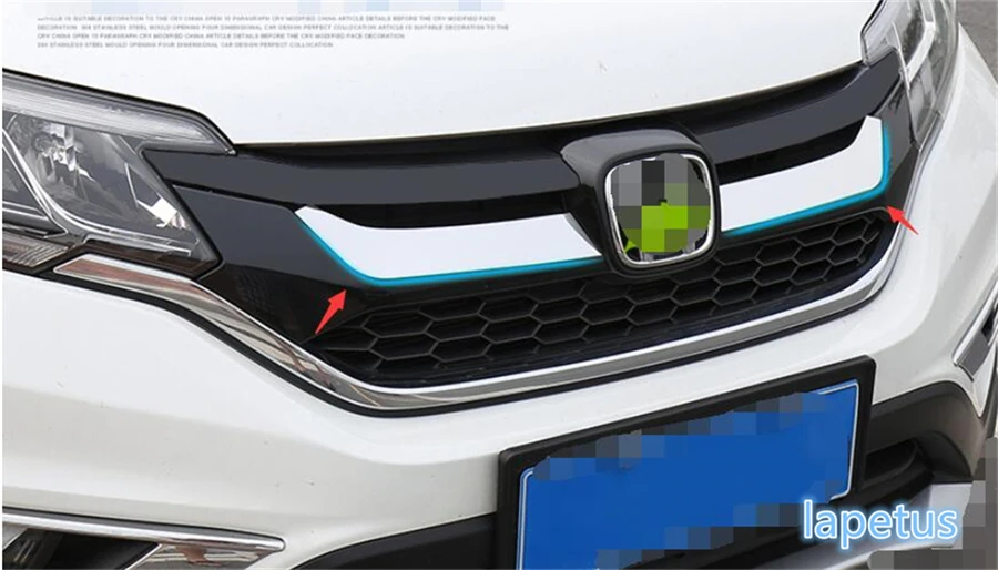 Для Honda CRV CR V 2015 2016 нержавеющая сталь Хромированная передняя головка средняя