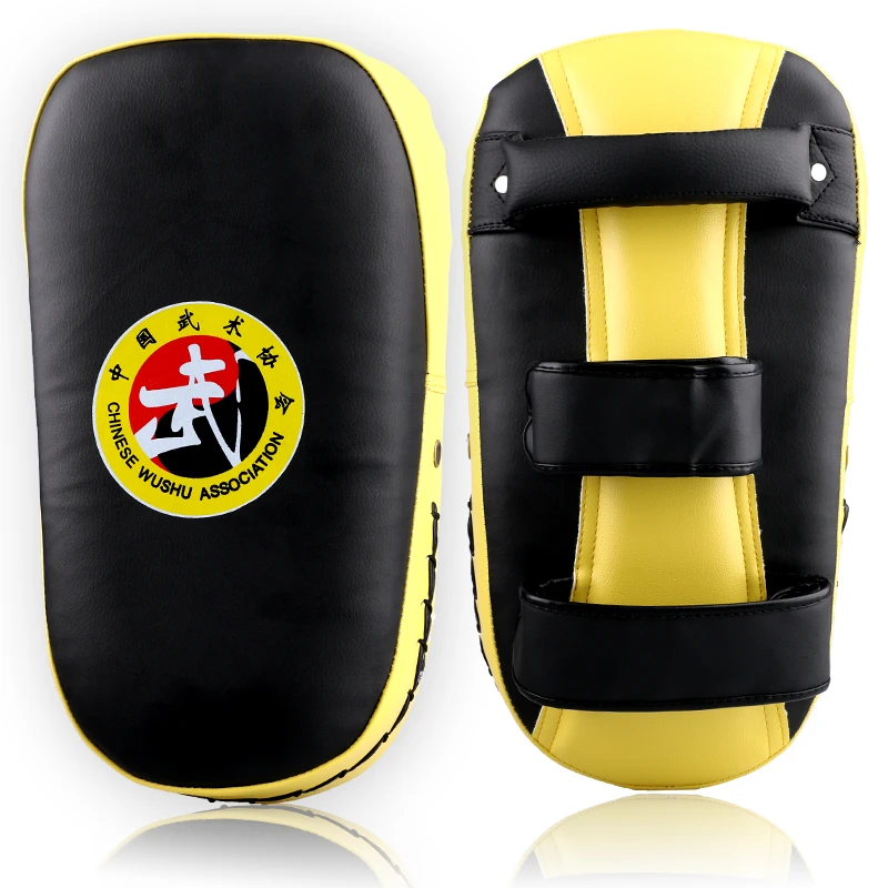 

Hot Sale MMA Muay Thai TKD Punching Curve Pads PU leather Sanda Taekwondo Kick boxing Foot Target Boxing Hand Feet Arc Target