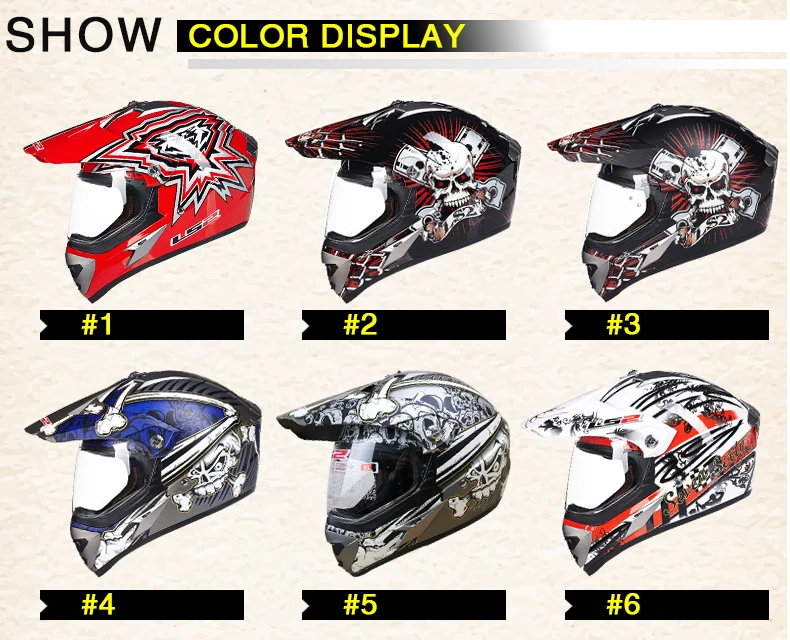 LS2 MX433 Мото Кросс шлем ветрозащитный щит ATV DH мото шлемы съемные внутренние накладки LS2 мото rcycle шлемы