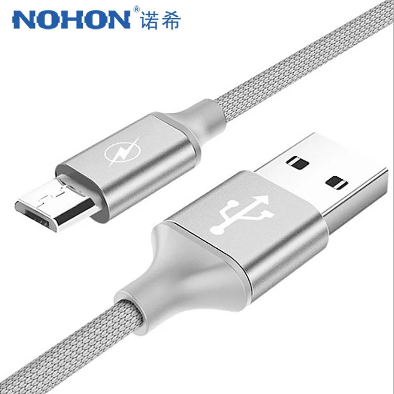 

NOHON Micro USB Charging&Sync Data Cable Fast Charge For Samsung S6 S7 Xiaomi Redmi Note 4 4X Phone Short Charger Cord 0.25/1/3M
