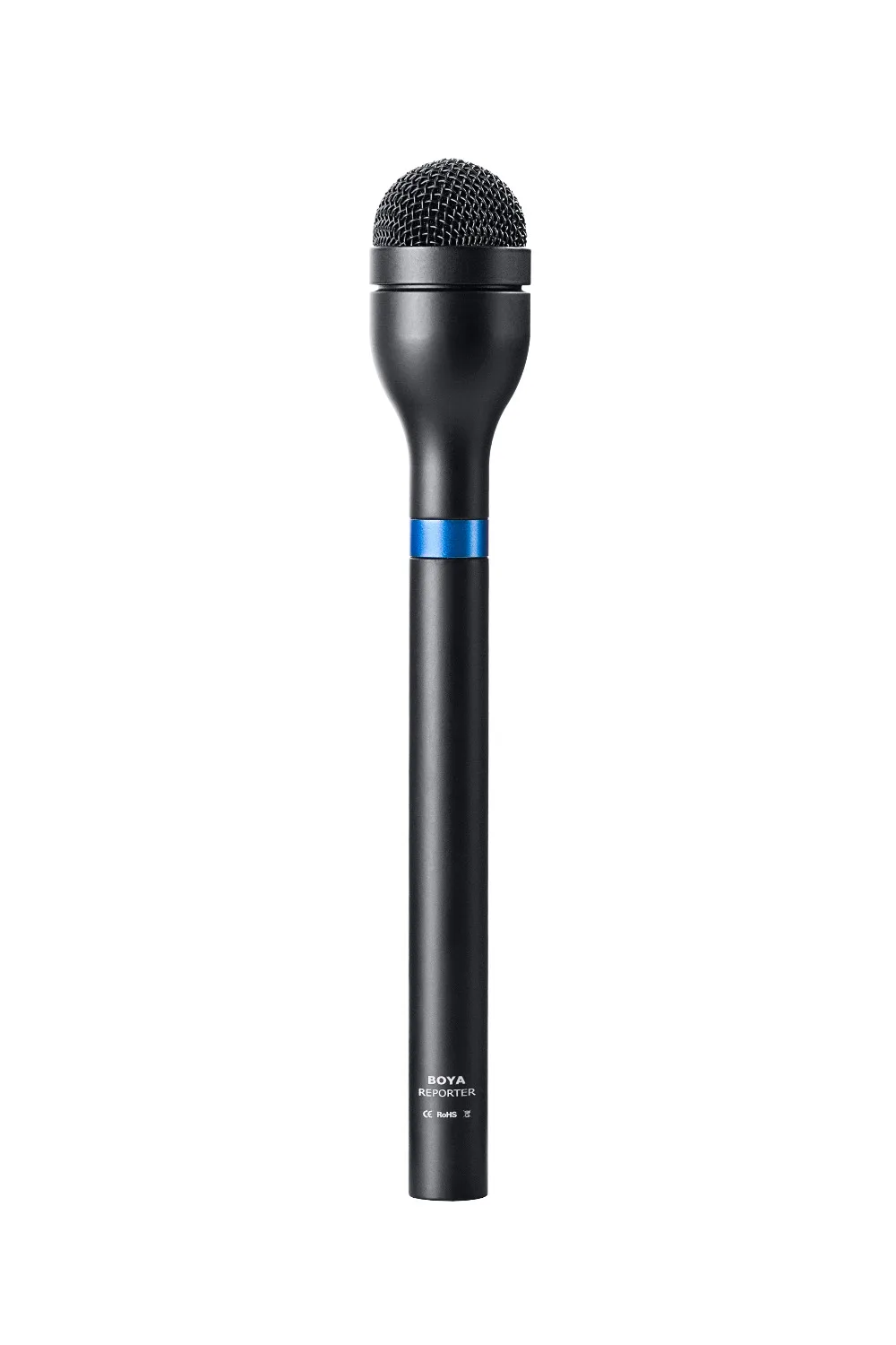 

BOYA BY-HM100 Handheld Dynamic Microphone Mic Omni-Directional XLR Connector Aluminum Alloy Body Extra Long Handle