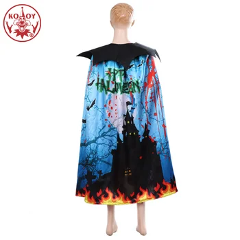 

New Kids dress Cosplay cloak Halloween party Trench top horror Ghost bat cosplay costumes cloak Halloween costume for kids