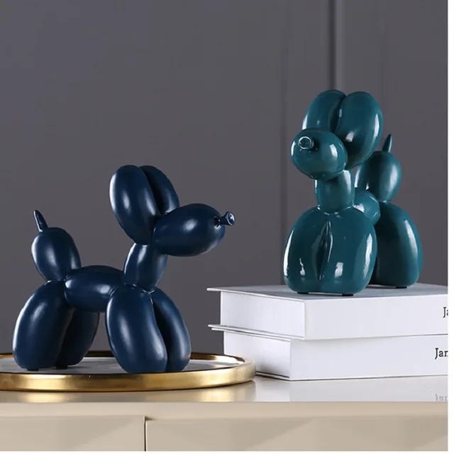 New Fashion Resin Balloon Dog Crafts Sculpture Creative Gifts Modern Simple Home Decorations Statues 8 Colors.jpg 640x640 - new-arrivals, decor, collectibles - Jeff Koons Inspired Balloon Dog