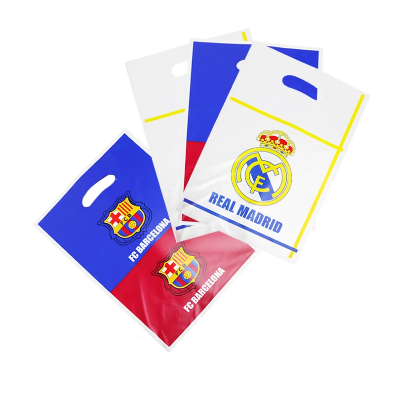 

40pcs/lot Cartoon Football Team Gift Gag Party Supplies Kids Birthday Shower Party Candy Bags Loot Bag Decoration Supplies