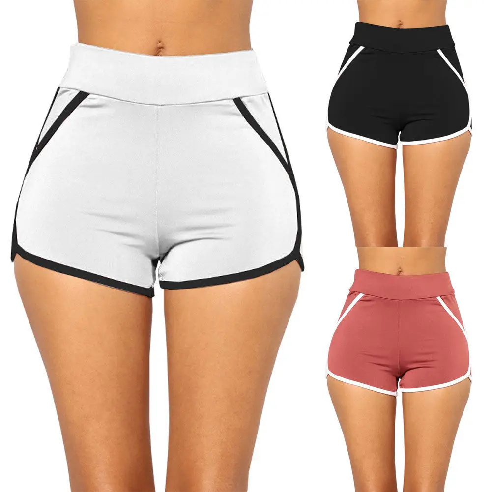 Fashion Women Ladies Casual Shorts High Waist Waistband Summer Hot