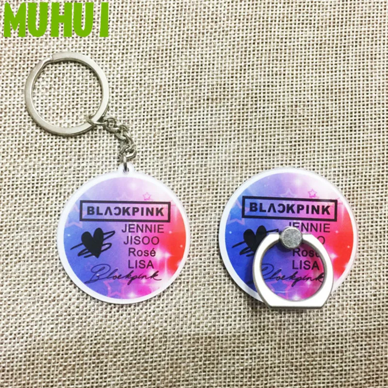BLACKPINK Light Stick Album Key Chain Acrylic Cartoon Keychain Key Ring