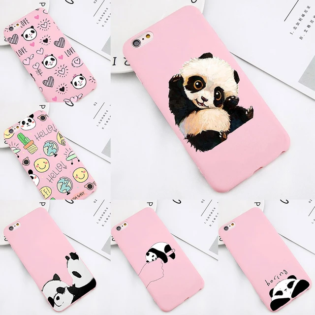 Case Pink Panda - iPhone 7 Plus / iPhone 8 Plus