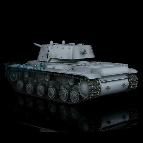 Henglong 1/16 серый 6,0 модернизированная советская KV-1 RTR rc Танк 3878 Вт/360 турель TH12653