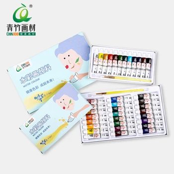 

24 colors Painting Material Watercolor Painting Set Beginner Children Hand Painted Watercolor Sketching Set 5ml of each color