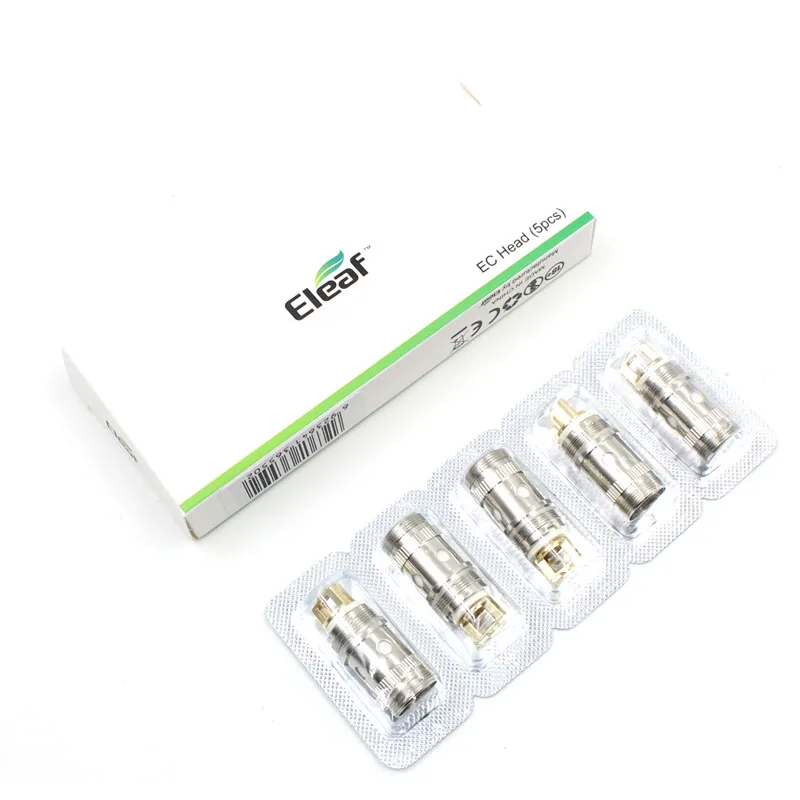 Original Eleaf EC NC Head Coil evaporator For iJust S iJust 2 iJust 2 mini Melo Melo 2 Melo 3 Lemo3 Atomizer Vaporizer 5pcs/lot Original Eleaf EC NC Head Coil evaporator For iJust S iJust 2 iJust 2 mini Melo Melo 2 Melo 3 Lemo3 Atomizer Vaporizer 5pcs/lot