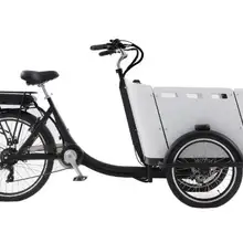 Китайский трехколесный e bakfiets трехколесный велосипед электрическая рама грузового велосипеда в велосипед с дождевиком для продажи