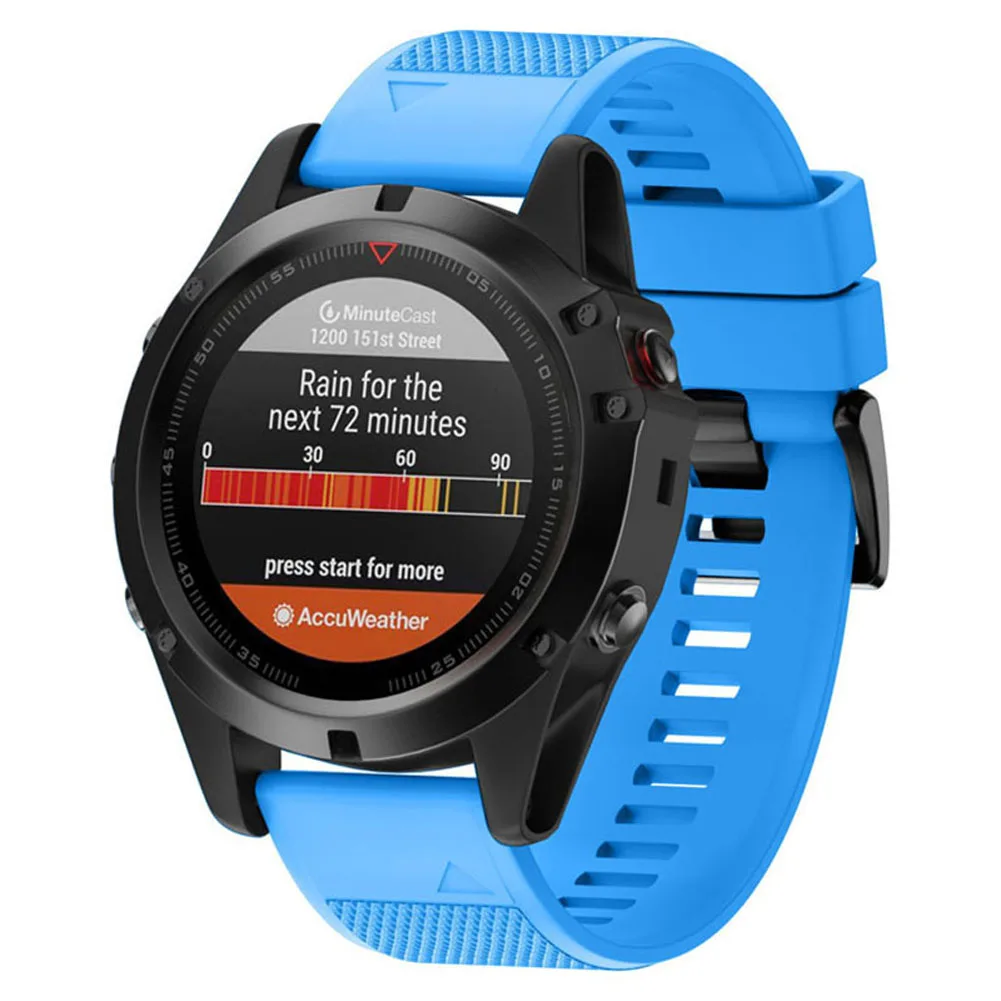 Color 14 Мягкий силиконовый ремешок для часов Garmin Fenix 5X/Fenix 3/Fenix 3 HR-Drop - Цвет: Color 14