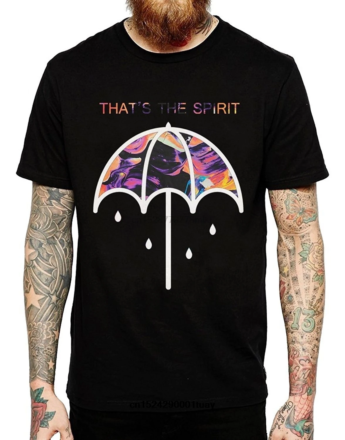 

Custom Fashion T Shirt Bring Me The Horizon That The Spirit Mens Black T Shirt Men Short Sleeve Cool T-Shirt Top Tee