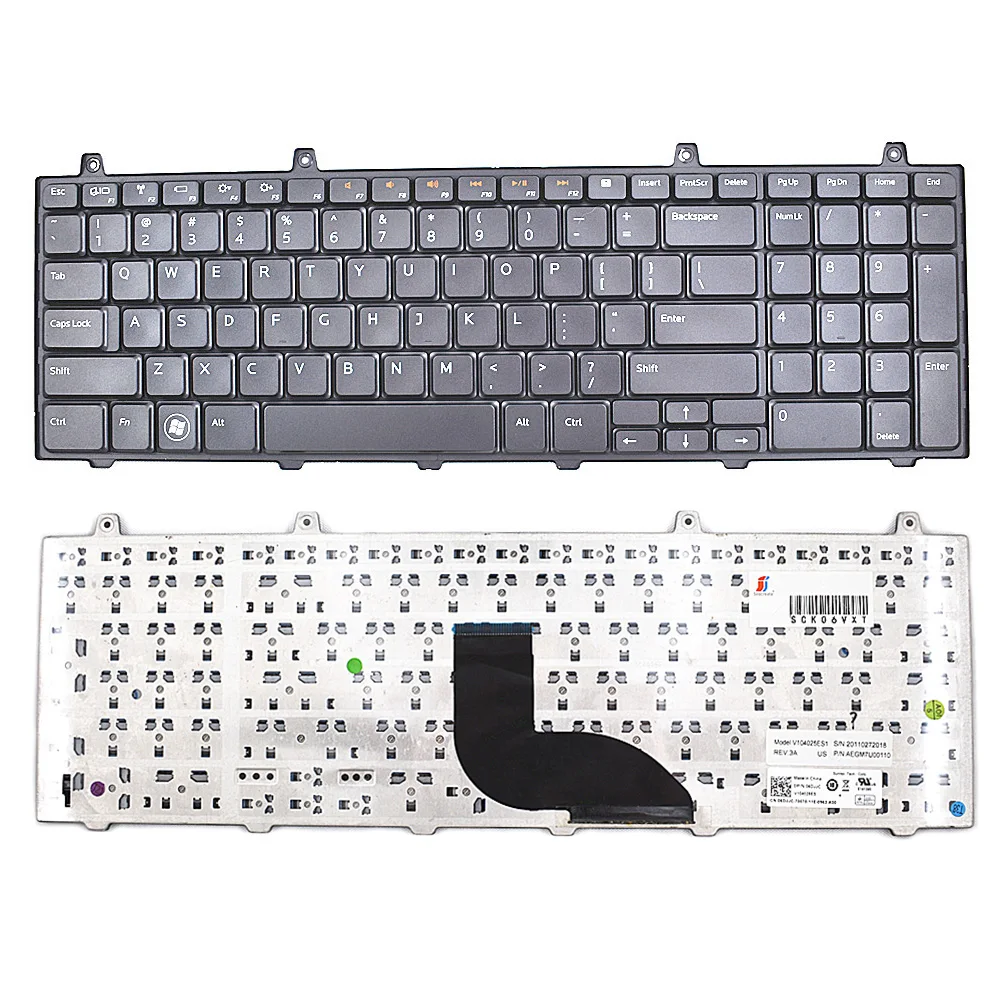 Laptop Replacement Keyboard F939P 0F939P For Dell Studio 1745 1747 1749 