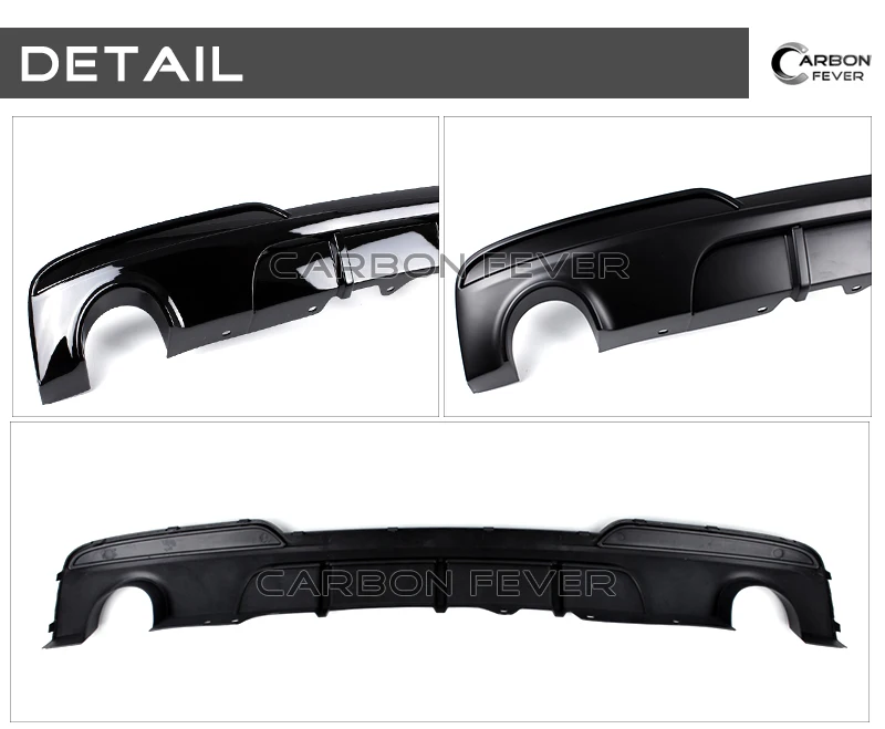 Для BMW 5 серии F10 F18 задняя часть протектор ПП бампер губы один выход диффузор