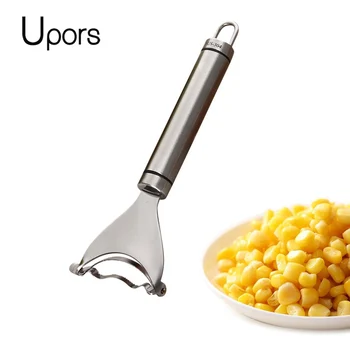 

UPORS 304 Stainless Steel Corn Peeler Thresher Slicer High Quality Cob Kernel Cutter Corn Stripper Kitchen Tool accessories