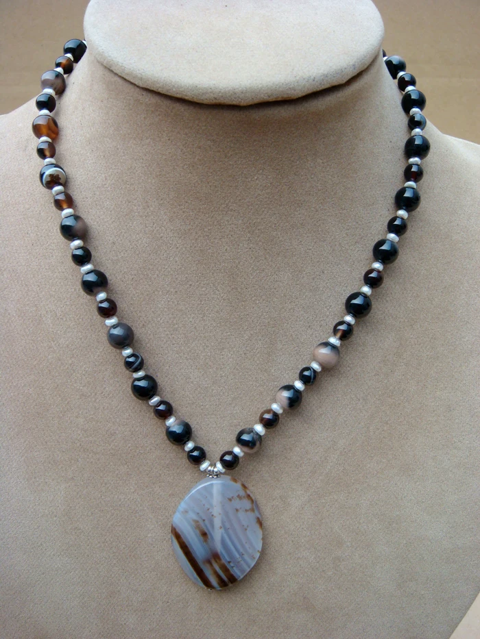 Accessories natural necklace accessories 925 pure silver new arrival 7n9-00162011 | Украшения и аксессуары