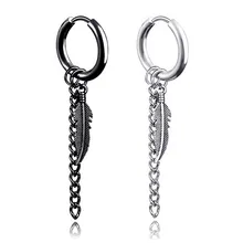 Модные новые мужские серьги-гвоздики с кинжалом для женщин Jewe; ry свадебный подарок для женщин цепочка с кисточками K серьги для парней хипстер