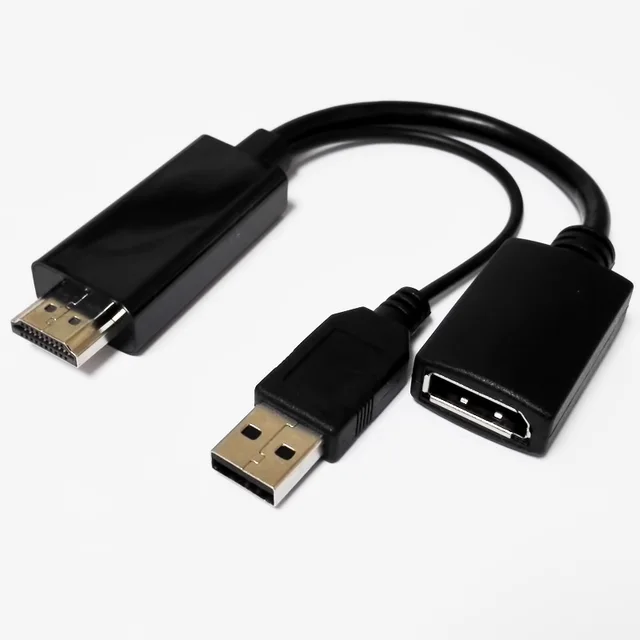 4K HDMI to Displayport 1.2 cable adapter HDMI2DP HDMI A male to