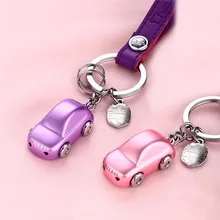 MILESI Pareja Forma La cadena Dominante Del Coche de Metal Llavero de Luz LED Amante Ama de Llaves Llavero Llavero De Aleación De Zinc Charm colgante K0196