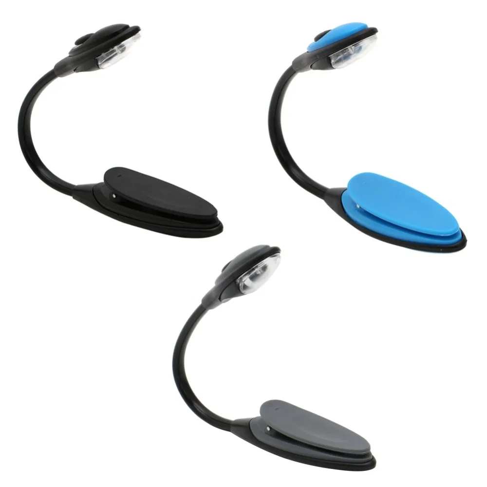 Мини Портативный яркий белый свет клип Booklight Travel book настольная лампа нового # k4u3x