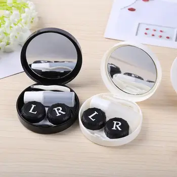 

Portable Snowflake Cartoon Contact Lens Case Nursing Liquid Bottle Set