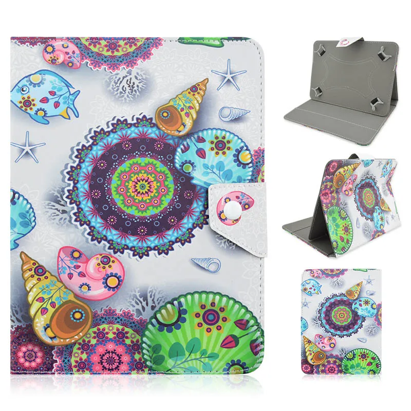 

Cartoon Cover For BQ Aquaris M10 Ubuntu Edition/Tesla 2 W10/E10 10.1 Inch Tablet UNIVERSAL PU Leather Case for Kids +Center Film