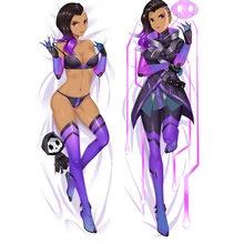 Аниме JK по низкой цене Горячая игра для девочек Sombra Оливия colomar Dakimakura Косплэй тела Наволочка Чехол Hug Подушка Чехол