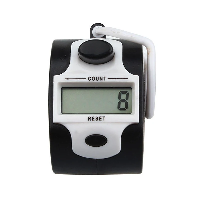 

Mini 5 Digit Electronic LCD Display Digital Hand tally counter White