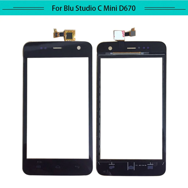 20 шт./лот для blu-студия с мини D670 D670L D670U Сенсорный экран Стекло касания Панель