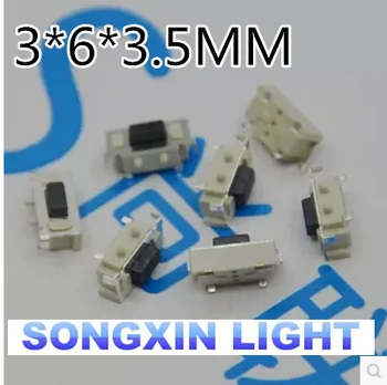 

10 pcs high quality 3 * 6 * 3.5 mm, touch switch SMD MP3 MP4 MP5 Tablet PC button switch 3 x6x3.5 mm
