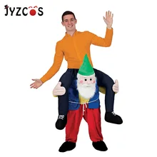 JYZCOS Ride On ELF Costume Dress Up Ride on Me Walking Mascot Costumes Elf Carry Man Fancy Pants Purim Halloween Cosplay Costume JYZCOS Ride On ELF Costume Dress Up Ride on Me Walking Mascot Costumes Elf Carry Man Fancy Pants Purim Halloween Cosplay Costume