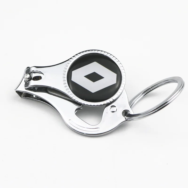

3D Alloy Multifunctional Combination Car Keyring Emblem Badge Key Ring Chian For Renault Megane 2 logan renault clio Car Styling