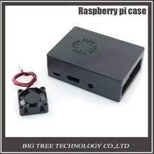 5pcs New Raspberry Pi ABS Black case Plastic Box with Fan module For Raspberry Pi 2 & Raspberry Pi model b plus &3