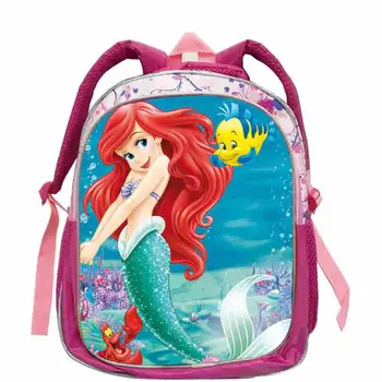 

The Little Mermaid Ariel Backpack Princess Kids School Bag Fairy Tale Schoolbag Book Bags for Teen Girls mochila Bolsa