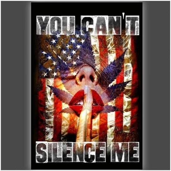 You Cant Silence Me Poster Print by Daveed Benito (24 x 36)