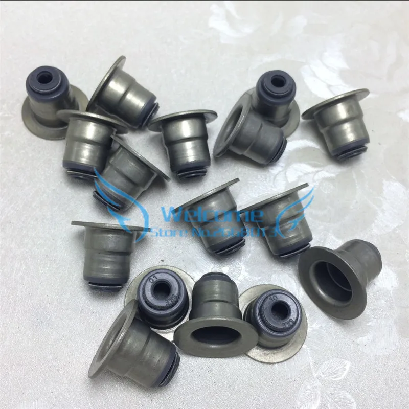 (16pcs/set) Original engine valve oil sea Intake AND Exhaust Valve Stem