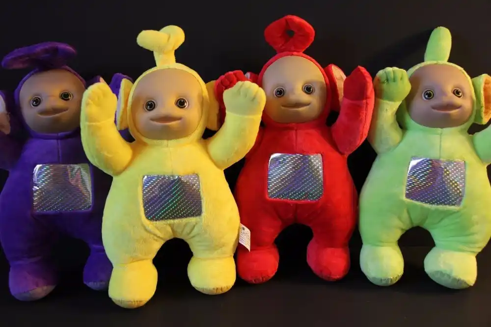 teletubbies plush set
